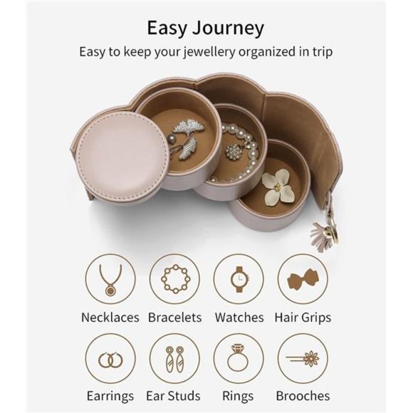 Jewelry Box Travel Jewelry  Organizer - Picture 2 of 5